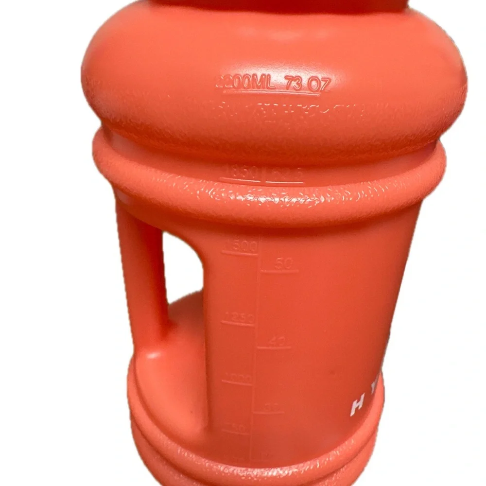 HydroJug Peach Pink 73 oz with Leopard Print Case - Picture 4 of 5